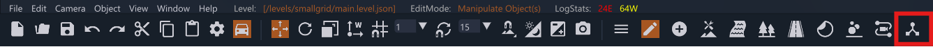 ROS2 Editor toolbar icon