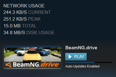 Steam updating BeamNG.drive