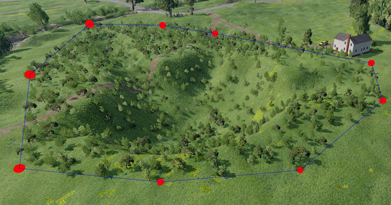 Slope influence -1, Slope range 0° to 90°