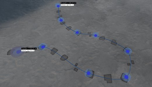 Decal Spline Tool in Action