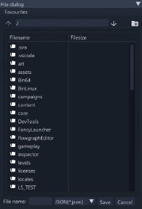 The File Dialog Window