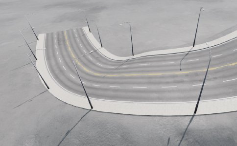 Unusual Bending On Inclined Roads